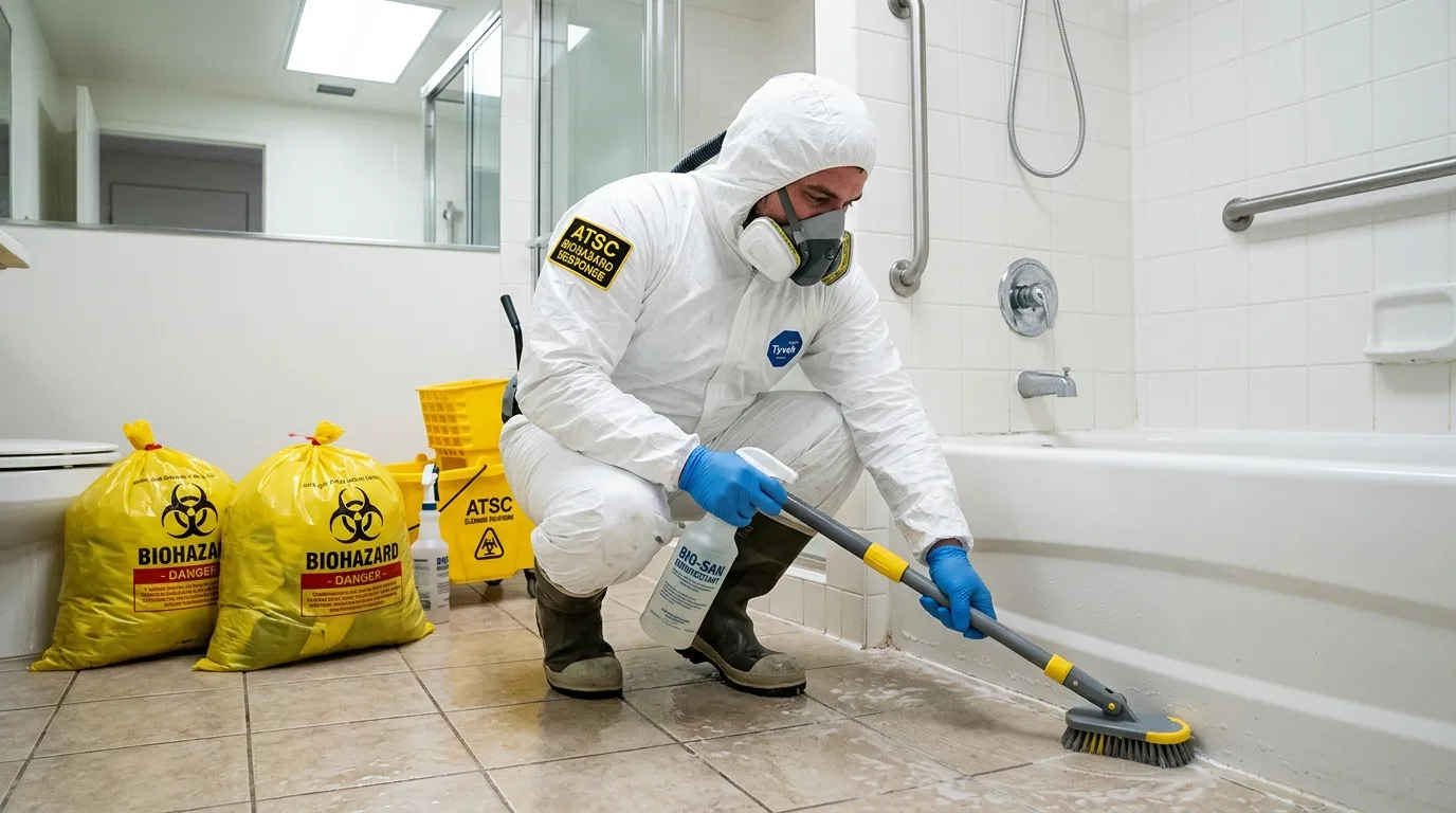 Decontamination equipment deployed for Blood Cleanup in Butler